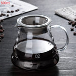 Load image into Gallery viewer, Wooden Holders Drip Coffee Glass and Pot Set