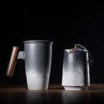 Load image into Gallery viewer, Retro Ceramic Coffee Mug Set