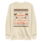 Load image into Gallery viewer, A Latte Like Christmas Ugly Sweatshirt