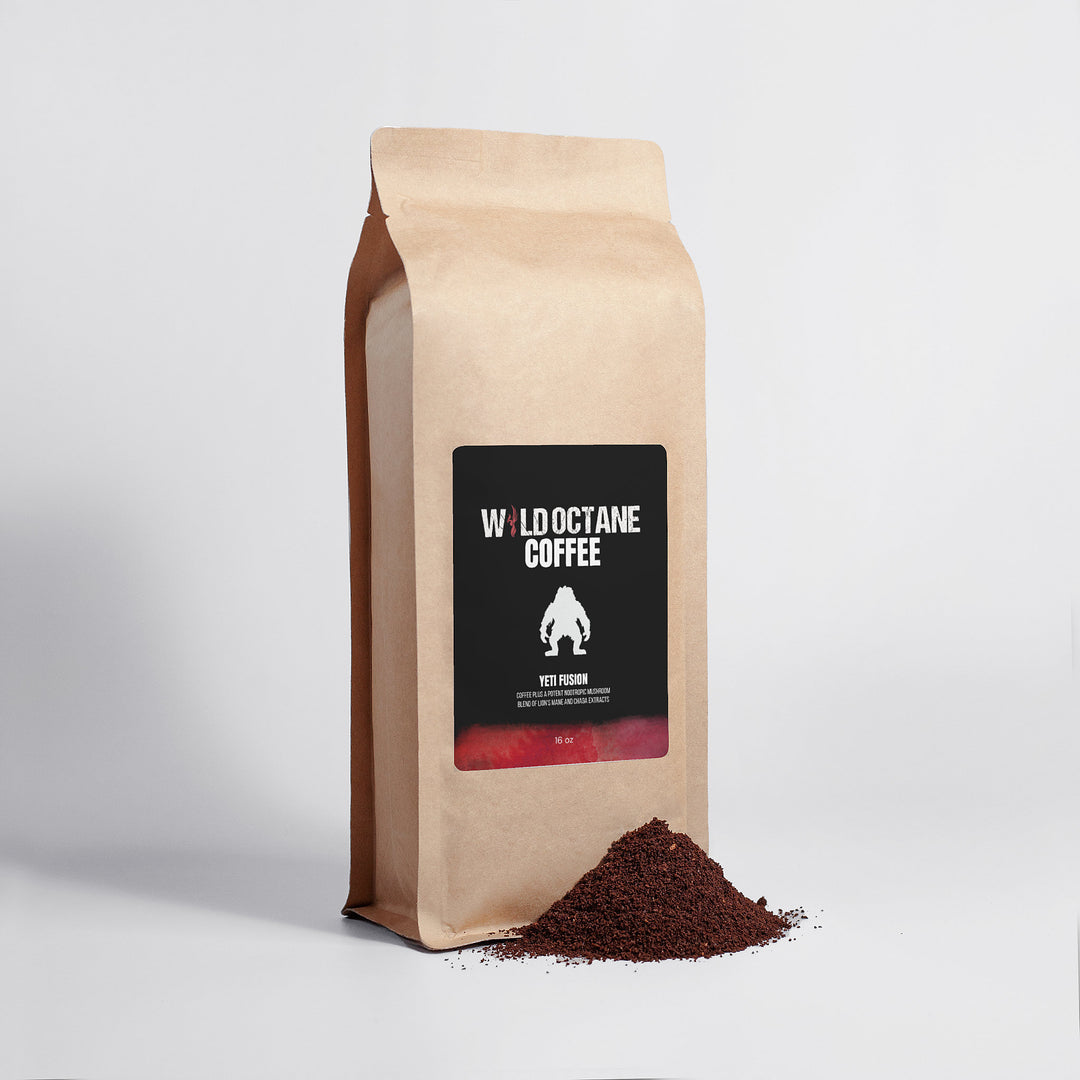 Mushroom Yeti Fusion Coffee - Lion’s Mane & Chaga 16oz