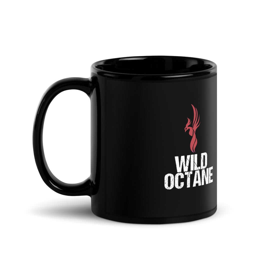 Wild Octane Black Glossy Mug