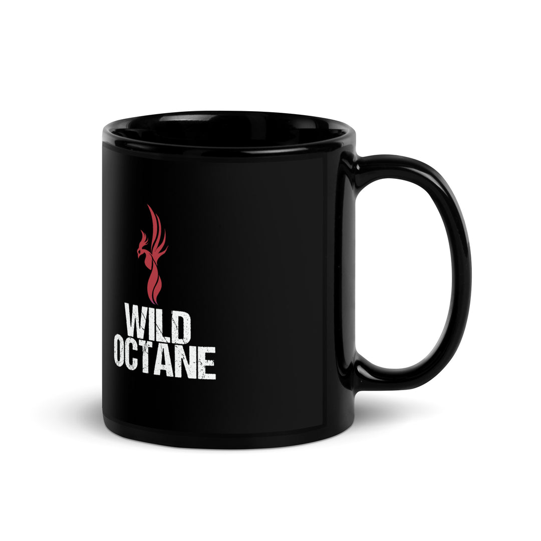 Wild Octane Black Glossy Mug