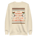 Load image into Gallery viewer, A Latte Like Christmas Ugly Sweatshirt
