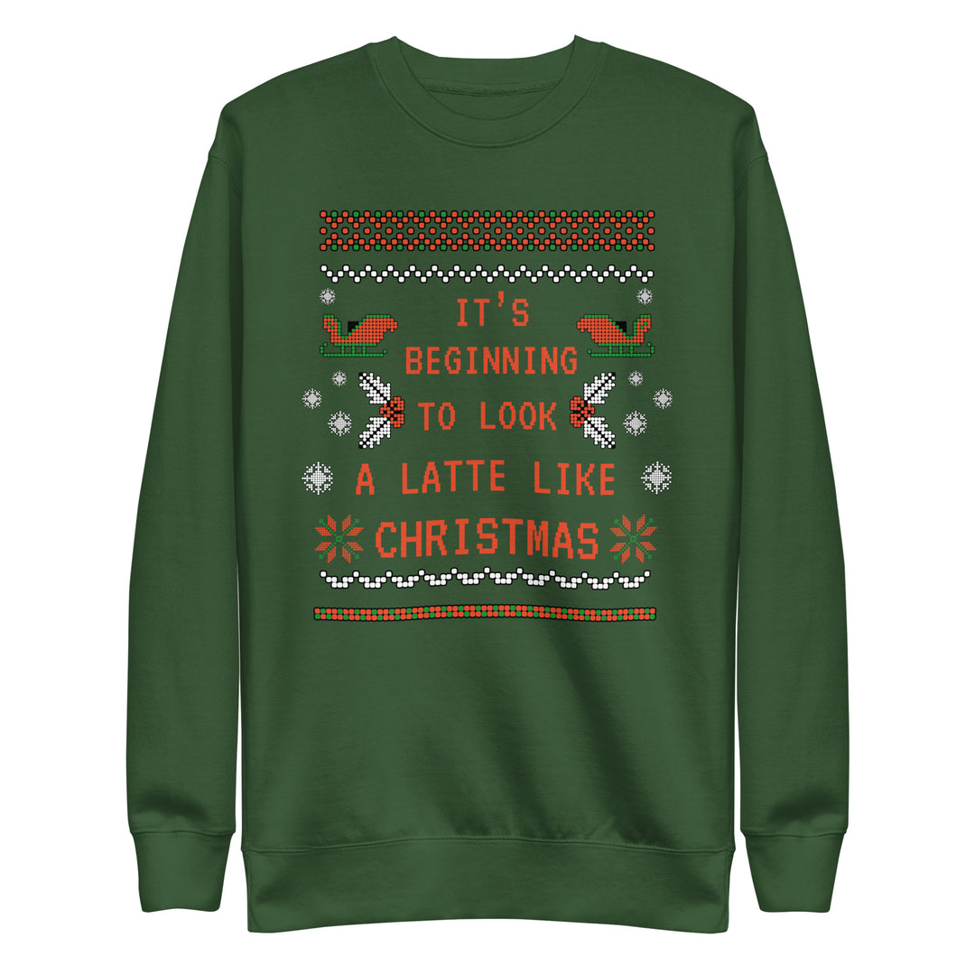 A Latte Like Christmas Ugly Sweatshirt